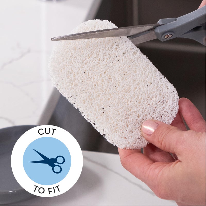 S&T INC. Bar Soap Holder for Kitchen  Bathroom  and Soap Dish  4 Pack  White  2.9 inches by 4.4 inches - Image 5